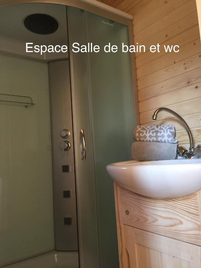 Roulottes Du Chalet Des Pins Rougeou Bagian luar foto