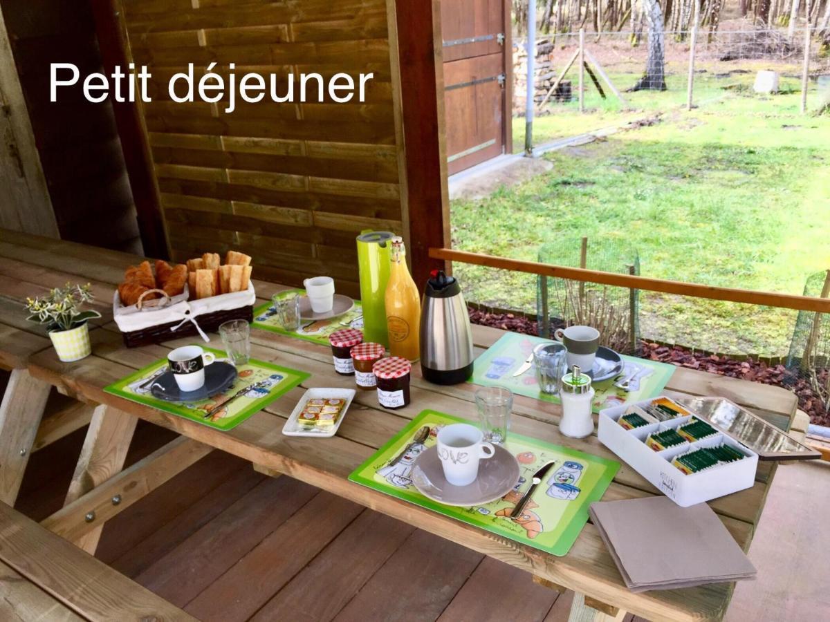 Roulottes Du Chalet Des Pins Rougeou Bagian luar foto